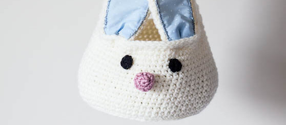 Crochet cesta del conejito