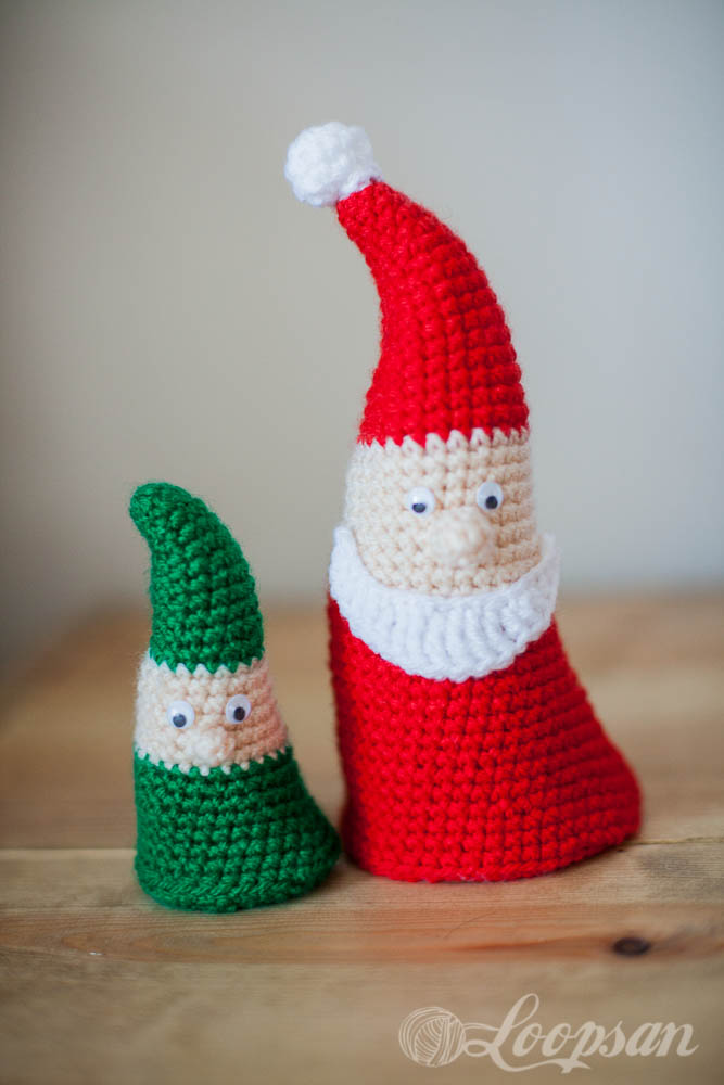 Santa and one elfus