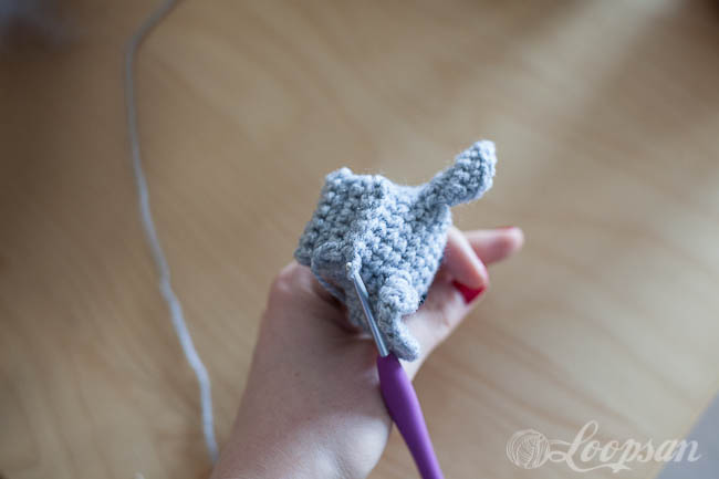 finished slip stitch/ row 9
