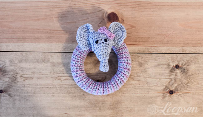 Grace - the little elephant rattle