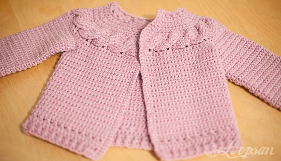 Cabled Yoke Cardigan