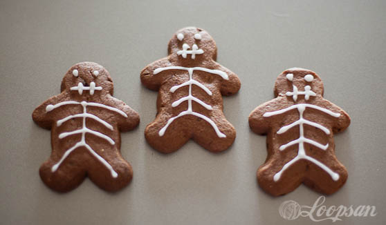 Halloween Chocolate Skeleton Biscuit Recipe