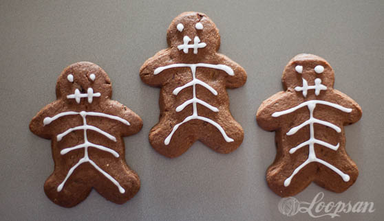 Chocolate Skeleton Biscuits