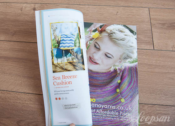 Sea breeze cushion in Inside Crochet 66