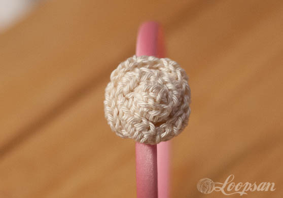 No sew rose headband by Loopsan