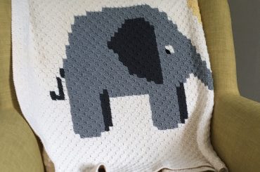 Ellen the Elephant Blanket