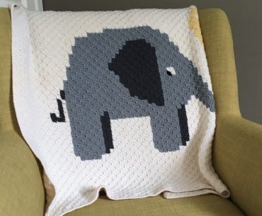 Ellen the Elephant Blanket