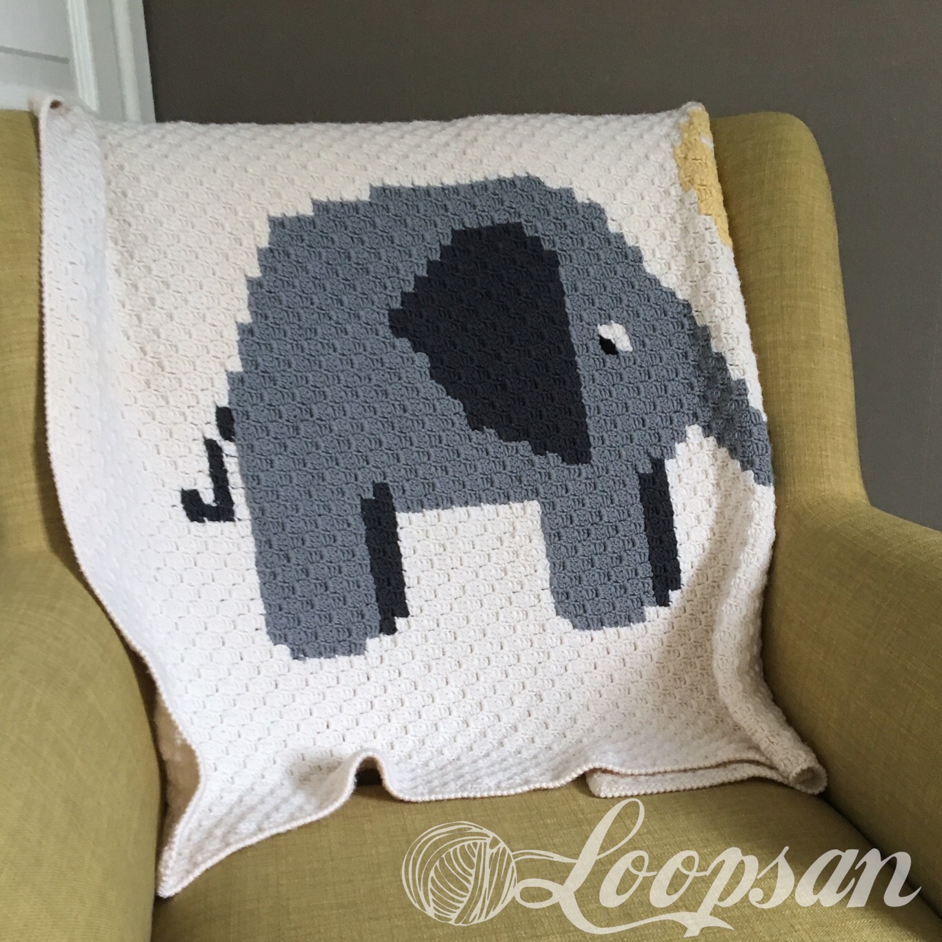 Ellen the Elephant Blanket