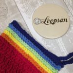 Chunky Rainbow Bonnet Detail