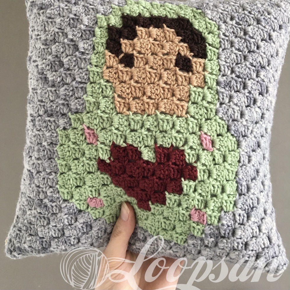 Russian Doll Pillow Front